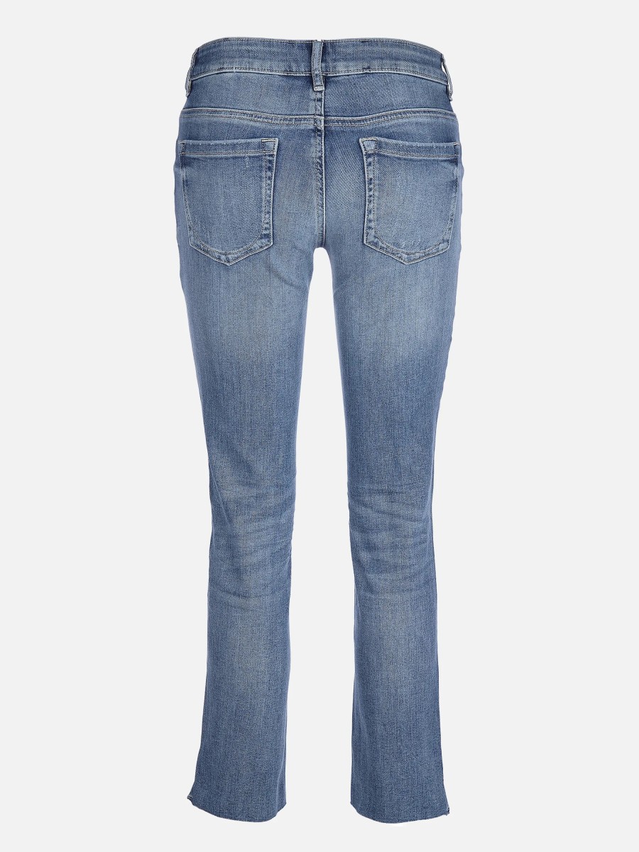 Frauen Tom Tailor Hosen | Damen Jeans Alexa Mit Offener Kante