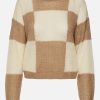 Frauen Vero Moda Pullover & Cardigans | Vero Moda Vmtaka Ls O-Neck Chec Strickpullover