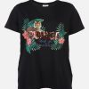 Frauen Only Carmakoma Grose Grosen | Only Carmakoma Carjungle Ss Reg Tee T-Shirt