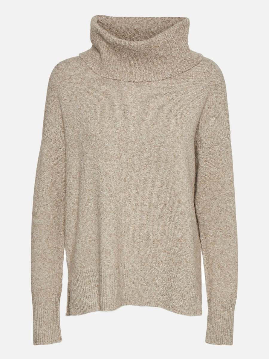 Frauen Vero Moda Pullover & Cardigans | Vero Moda Vmdoffy Ls Cowlneck B Pullover