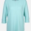 Frauen Sure Shirts & Tops | Damen Flauschshirt Mit 3/4 Arm