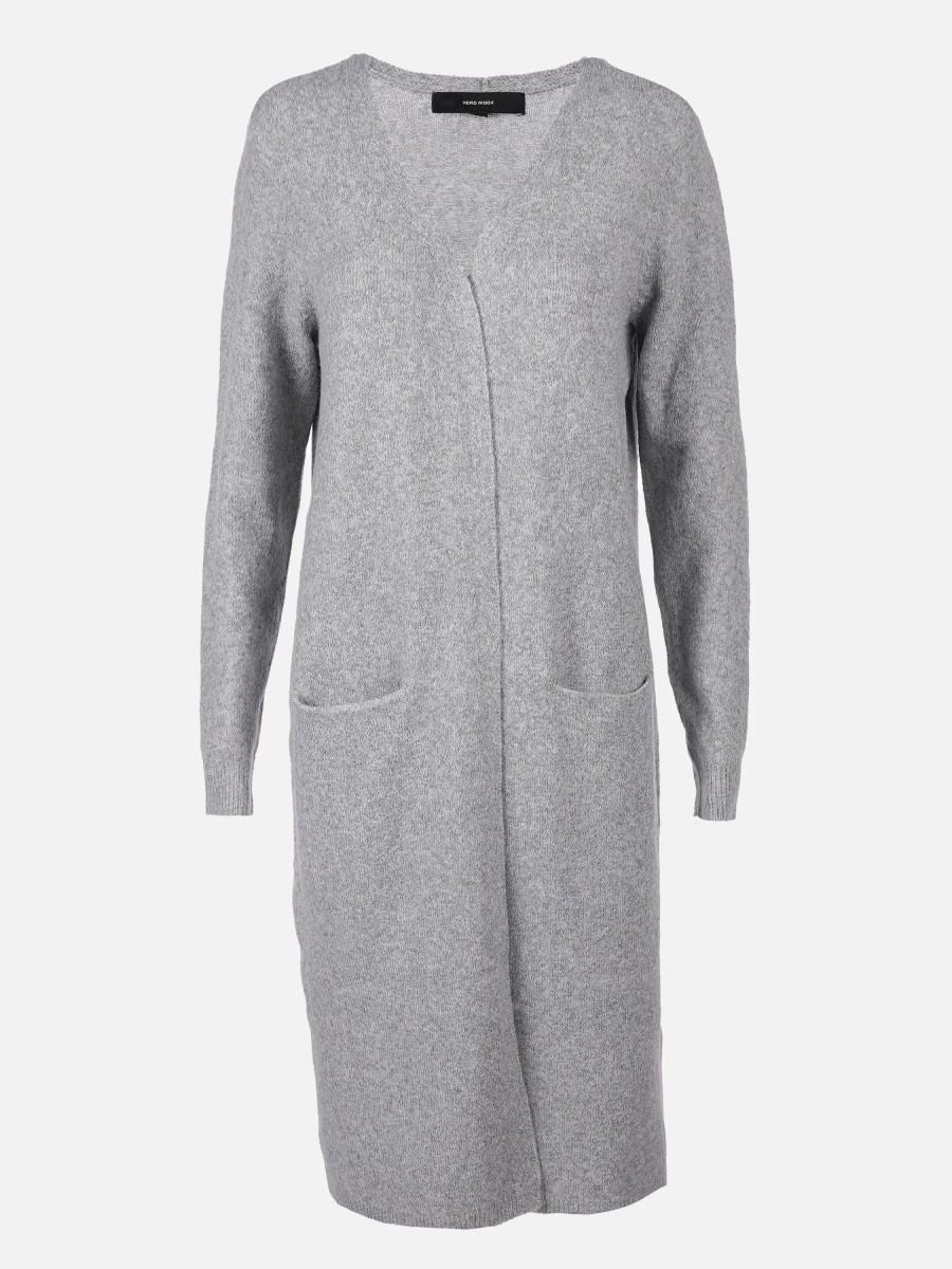 Frauen Vero Moda Pullover & Cardigans | Vero Moda Vmdoffy Ls Long Open Longcardigan