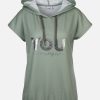 Frauen Sure Pullover & Cardigans | Damen Hoodie Mit Glitzerprint