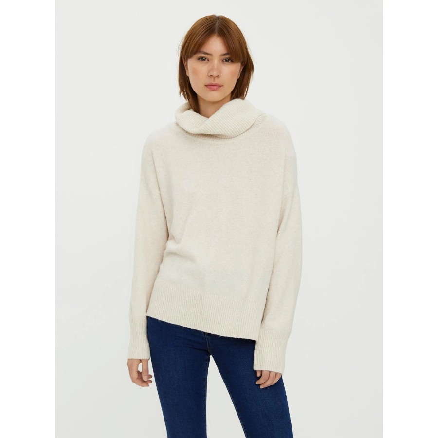 Frauen Vero Moda Pullover & Cardigans | Vero Moda Vmdoffy Ls Cowlneck B Pullover